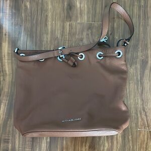 Michael Kors Tan Leather Shoulder Bag